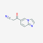 3-(Imidazo[1,2-a]pyridin-6-yl)-3-oxopropanenitrile结构式