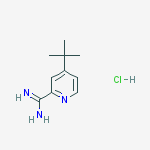4-tert-butylpyridine-2-carboximidamide,hydrochloride结构式