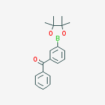Structure of Phenyl-[3-(4,4,5,5-tetramethyl-1,3,2-dioxaborolan-2-yl)phenyl]methanone