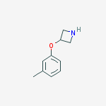 Structure of 3-(3-methylphenoxy)azetidine