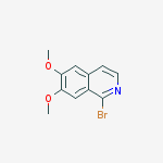 1-bromo-6,7-dimethoxyisoquinoline结构式