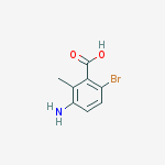 Structure of 3-Amino-6-bromo-2-methylbenzoic acid