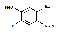 1-(4-Fluoro-5-methoxy-2-nitrophenyl)ethanone结构式