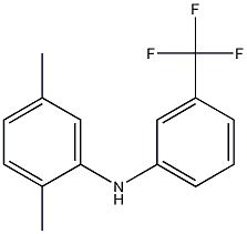 2,5-dimethyl-N-(3-(trifluoromethyl)phenyl)aniline结构式