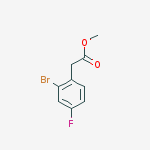 Structure of Methyl 2-(2-bromo-4-fluorophenyl)acetate