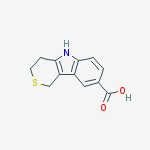 Structure of 1,3,4,5-tetrahydrothiopyrano[4,3-b]indole-8-carboxylic Acid