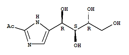 Structure of 1-[4-(1,2,3,4-TETRAHYDROXYBUTYL)-1H-IMIDAZOL-2-YL]ETHANONE