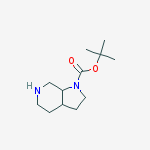Structure of 1-Boc-octahydropyrrolo[2,...