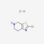 2-Bromo-4,5,6,7-tetrahydrothiazolo[5,4-c]pyridine hydrochloride结构式