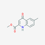 Structure of METHYL 4-HYDROXY-6-METHYLQUINOLINE-2-CARBOXYLATE