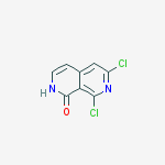Structure of 6,8-dichloro-2,7-naphthyridin-1-ol