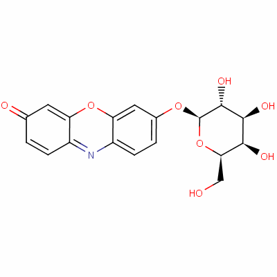 试卤灵Β-D-半乳糖吡喃糖苷结构式