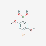 Structure of (4-Bromo-2,5-dimethoxyphenyl)boronic acid