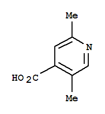 Structure of 4-Pyridinecarboxylicacid, 2,5-dimethyl-