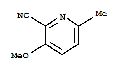 Structure of 2-Pyridinecarbonitrile,3-methoxy-6-methyl-