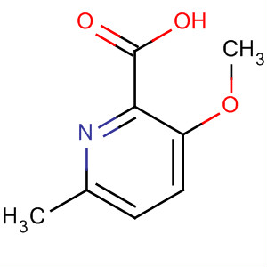 Structure of 2-Pyridinecarboxylic acid, 3-methoxy-6-methyl-