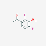 Structure of Ethanone,  1-(2,4-difluoro-3-hydroxyphenyl)-