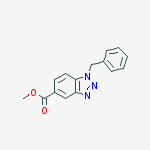 Structure of Methyl 1-benzyl-1,2,3-benzotriazole-5-carboxylate