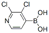 Structure of 2,3-dichloro-4-pyridineboronic acid