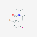 Structure of 2-Bromo-5-fluoro-N,N-diisopropylbenzamide