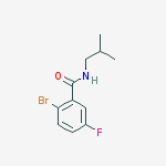 Structure of N-Isobutyl 2-bromo-5-fluorobenzamide