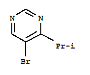 Structure of 5-Bromo-4-(prop-2-yl)pyrimidine