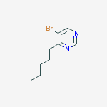 Structure of 5-Bromo-4-(pent-1-yl)-1,3-diazine