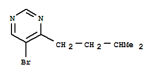 Structure of 5-Bromo-4-isopentylpyrimidine
