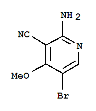 Structure of 2-Amino-5-bromo-4-methoxy-3-pyridinecarbonitrile