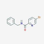 Structure of N-benzyl 5-bromopyridine-2-carboxamide