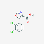 Structure of 5-(2,3-Dichlorophenyl)oxazole-4-carboxylic acid