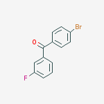 4-Bromo-3'-fluorobenzophenone结构式