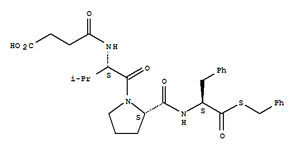 Structure of SUC-VAL-PRO-PHE-SBZL