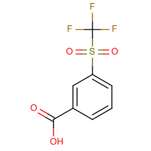Structure of Benzoic acid, 3-[(trifluoromethyl)sulfonyl]-