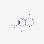 Structure of 8-BroMo-7-Methoxy-1,6-naphthyridin-4(1H)-one
