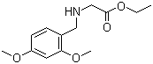 N-(2,4-二甲氧基苄基)甘氨酸乙酯结构式
