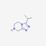 Structure of 3-(propan-2-yl)-5H,6H,7H,8H-[1,2,4]triazolo[4,3-a]pyrazine
