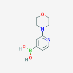 Structure of (2-morpholin-4-ylpyridin-4-yl)boronic acid