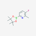 Structure of 5-Fluoro-6-methylpyridine-2-boronic acid pinacol ester