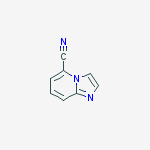 IMidazo[1,2-a]pyridine-5-carbonitrile结构式