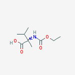 Structure of N-ETHOXYCARBONYL A-METHYL-L-VALINE