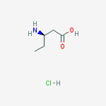 Structure of (R)-3-Aminopentanoic Acid Hydrochloride Salt 