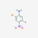 Structure of 2-bromo-5-fluoro-4-nitroaniline