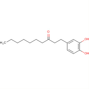 Structure of 3-Decanone, 1-(3,4-dihydroxyphenyl)-
