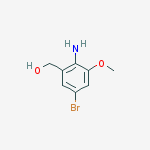 Structure of (2-AMINO-5-BROMO-3-METHOXYPHENYL)METHANOL