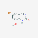 Structure of 6-BROMO-8-METHOXYQUINAZOLIN-2-OL