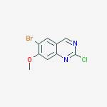 Structure of 2-Chloro-6-broMo-7-Methoxyquinazoline