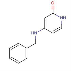 Structure of 2(1H)-Pyridinone, 4-[(phenylmethyl)amino]-