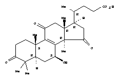 Structure of (+)-Lucidenicacid A