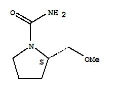 Structure of 1-PYRROLIDINECARBOXAMIDE,2-(METHOXYMETHYL)-,(S)-